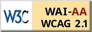WCAG 2.1 Level AA conformance logo