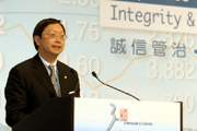 Mr Raymond H C WONG, Commissioner, ICAC, HKSAR,delivered the closing address