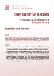 "Reminder to Candidates on Election Return" (PDF file)