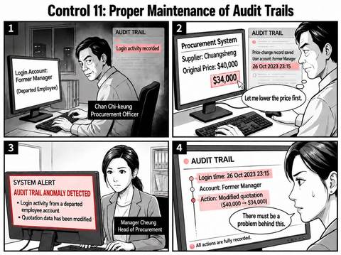 Control 11: Proper Maintenance of Audit Trails