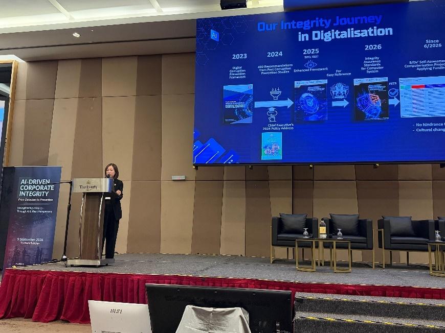 Speaker at the AI-Driven Corporate Integrity seminar in Malaysia