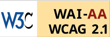 遵守2A級無障礙圖示，萬維網聯盟（W3C）- 無障礙網頁倡議（WAI） Web Content Accessibility Guidelines 2.0