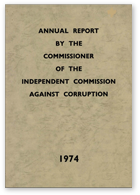 ICAC annual report 1974