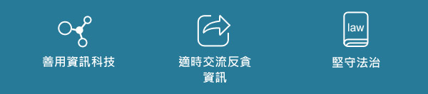 善用資訊科技及適時交流反貪資訊及堅守法治
