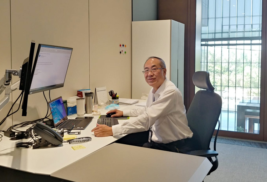 Mr Tse works in AIIB headquarters in Beijing since September 2019