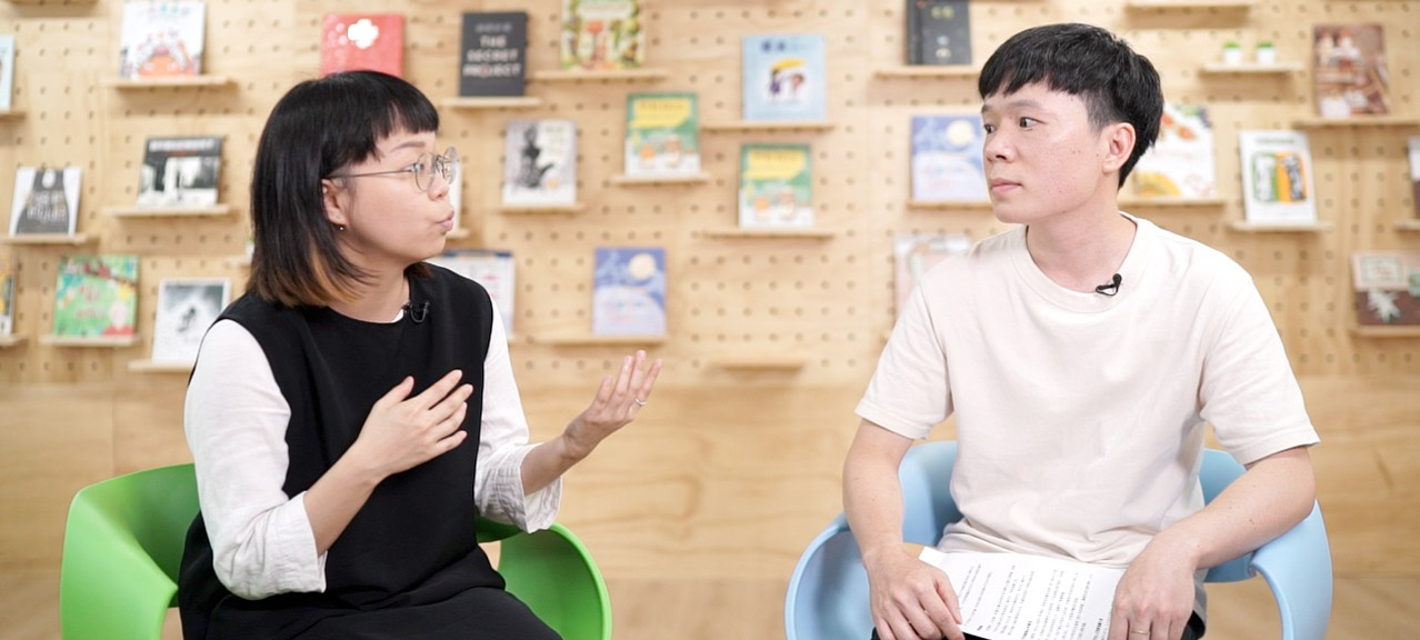 Local illustrators, Jess Lau (left) and Lam Kin-choi, write two of the ICAC picture books which have reached nursery schools, kindergartens and primary schools