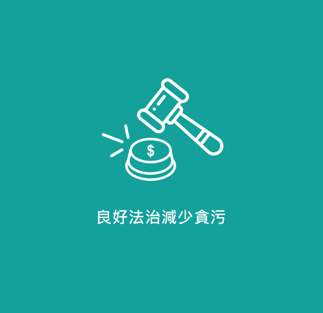 良好法治減少貪污