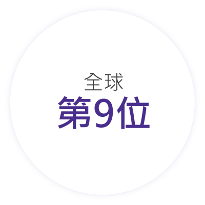 全球第9位