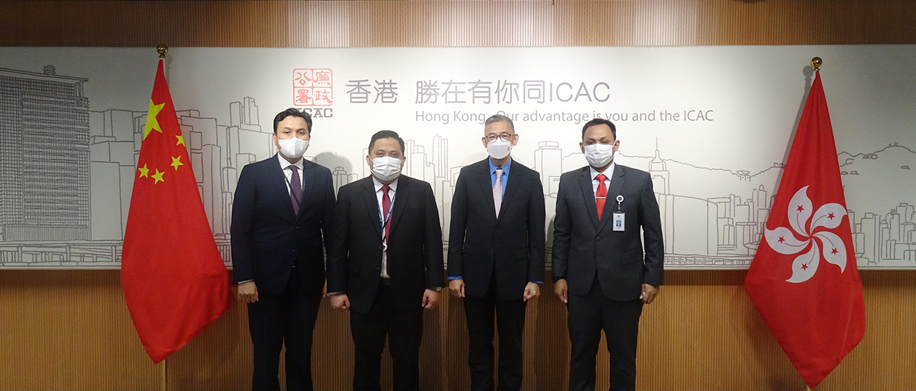 印尼驻香港领事馆代表团与廉署交流反贪经验