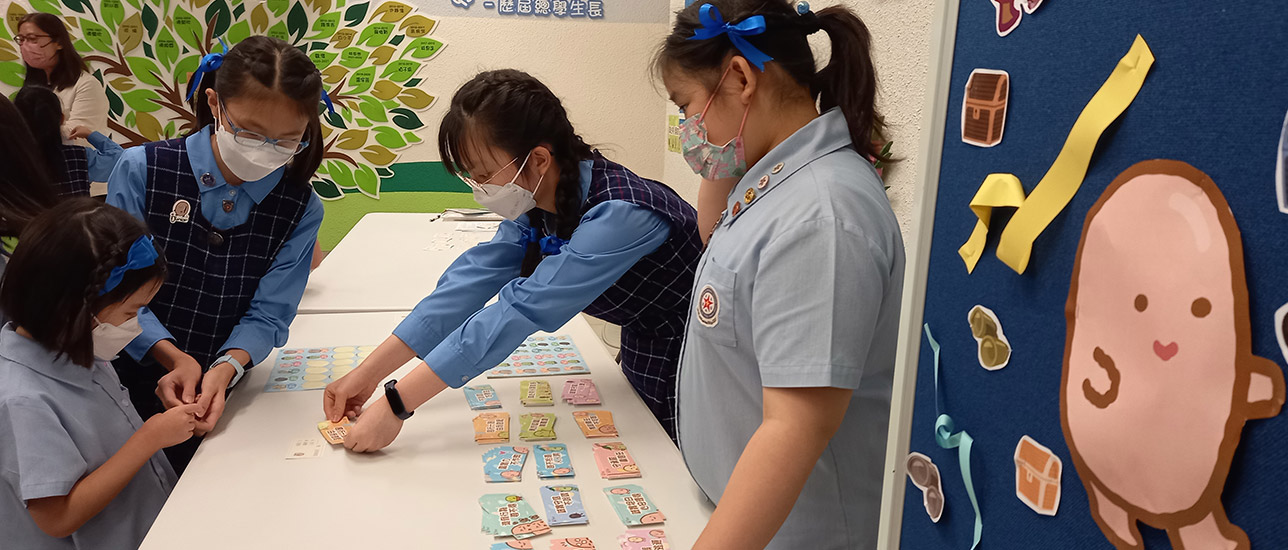 Students of St Stephen’s Girls’ Primary School participate in different moral education games and activities