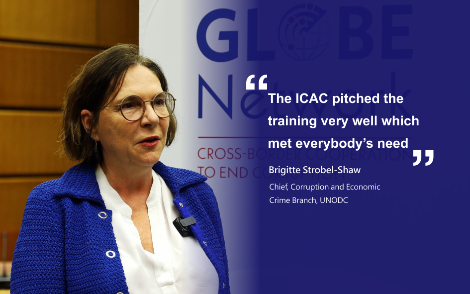 The ICAC pitched the training very well which met everybody’s need