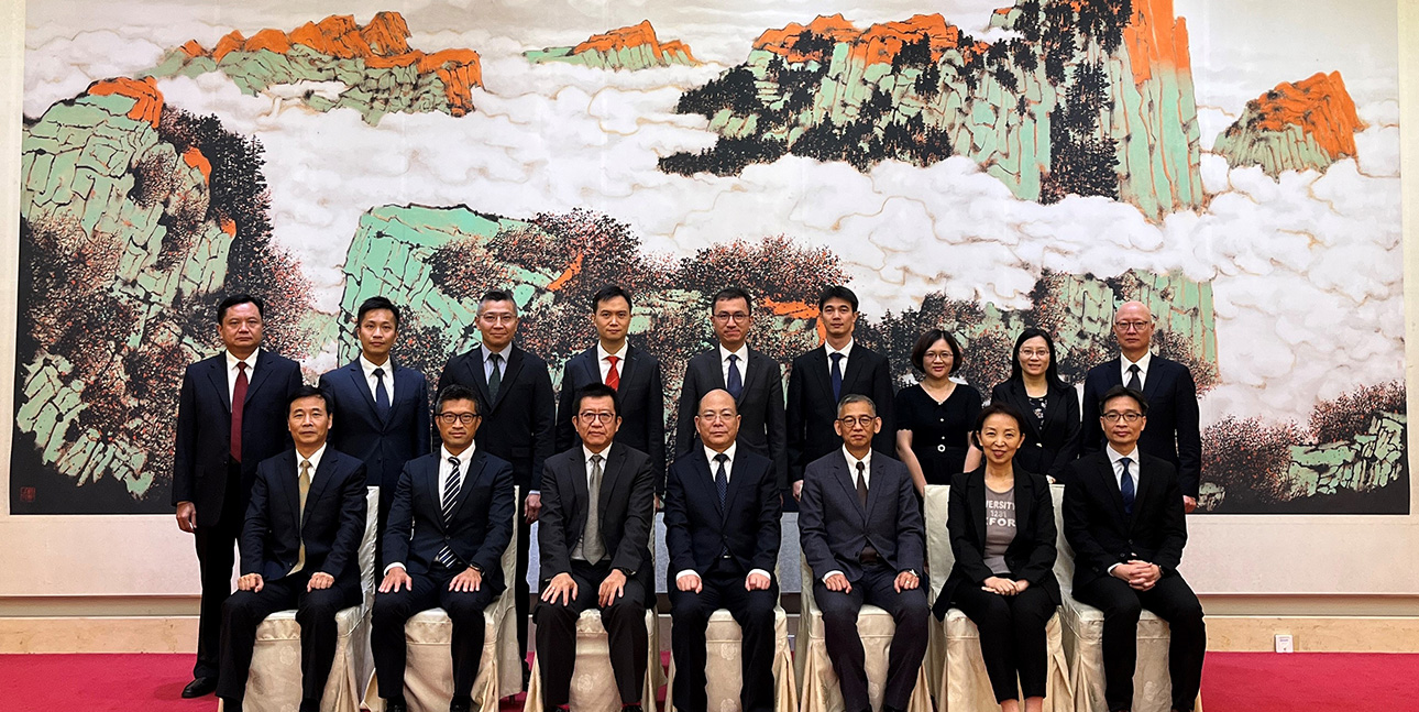 ICAC Commissioner paying official visits to the Hong Kong and Macao Affairs Office of the State Council, the National Commission of Supervision, the Supreme People’s Procuratorate, the Guangdong Provincial Commission of Supervision, the Commission Against Corruption of Macao, and the Public Prosecutions Office of the Macao Special Administrative Region respectively to exchange views on anti-corruption development.